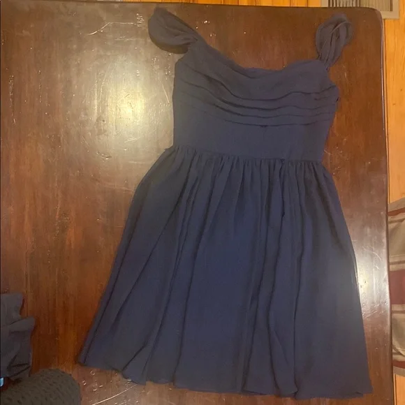 Vera Wang Navy Blue Midi Dress - Picture 1 of 3